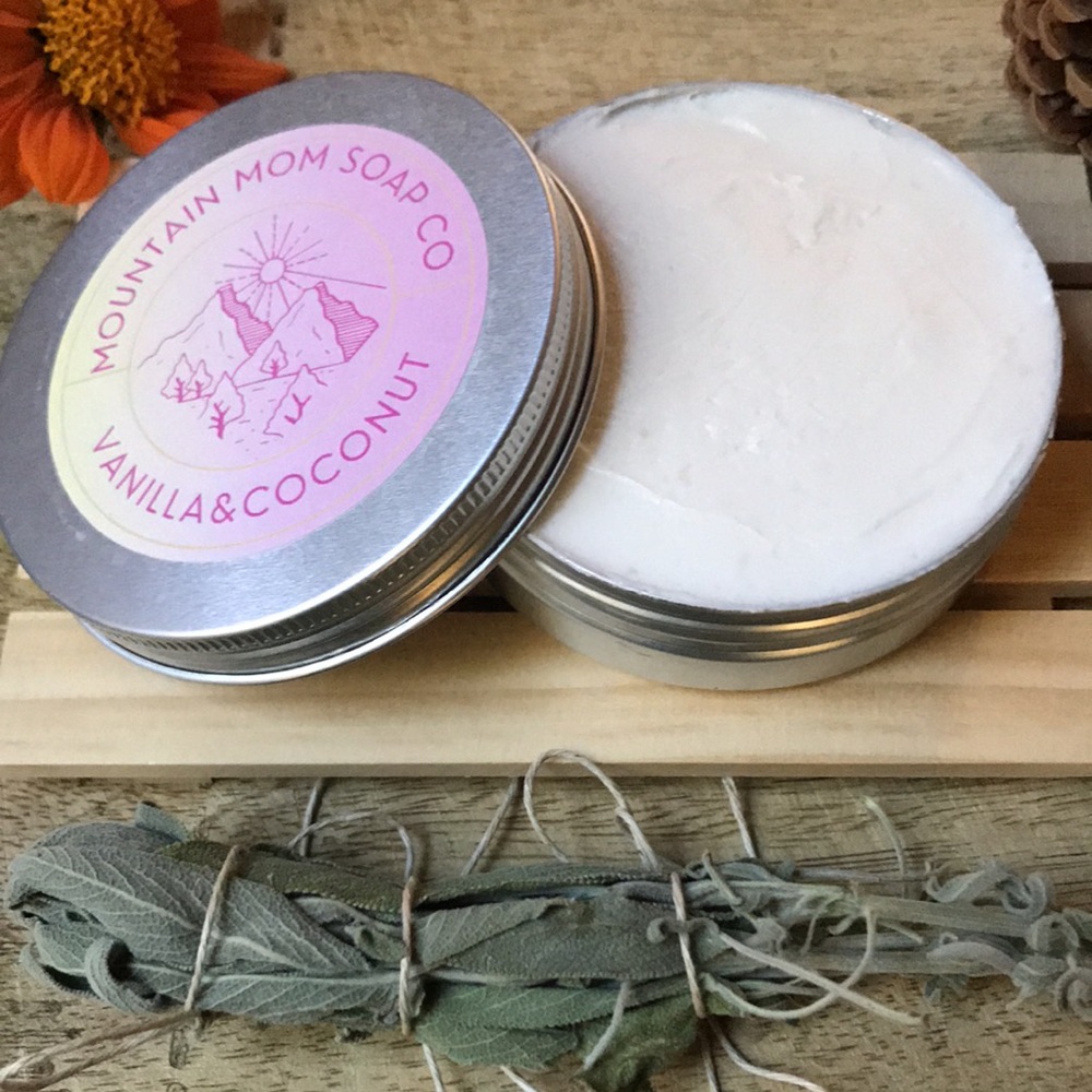 VANILLA&COCONUT body butter/ Mountain Mom Soap Co